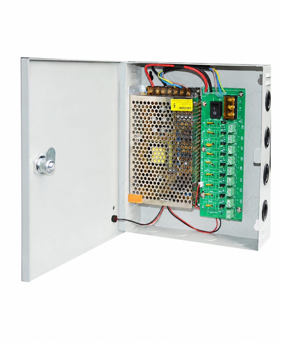 POWER SUPPLY 12V 8.3A 9-Way FOR CCTV