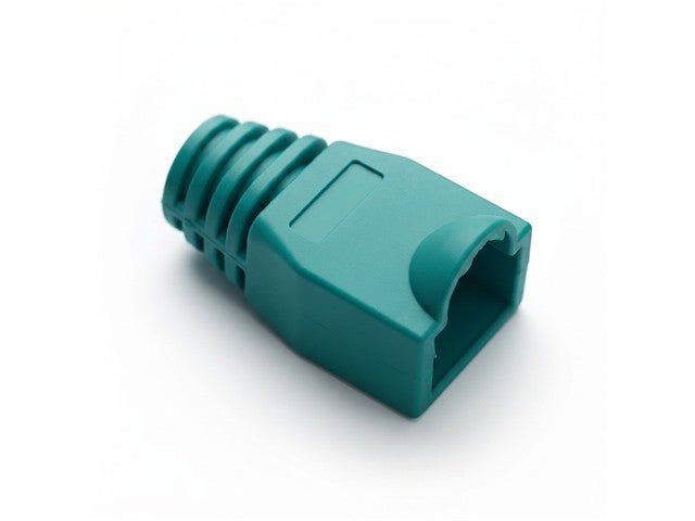 CON RJ45 GREEN BOOT