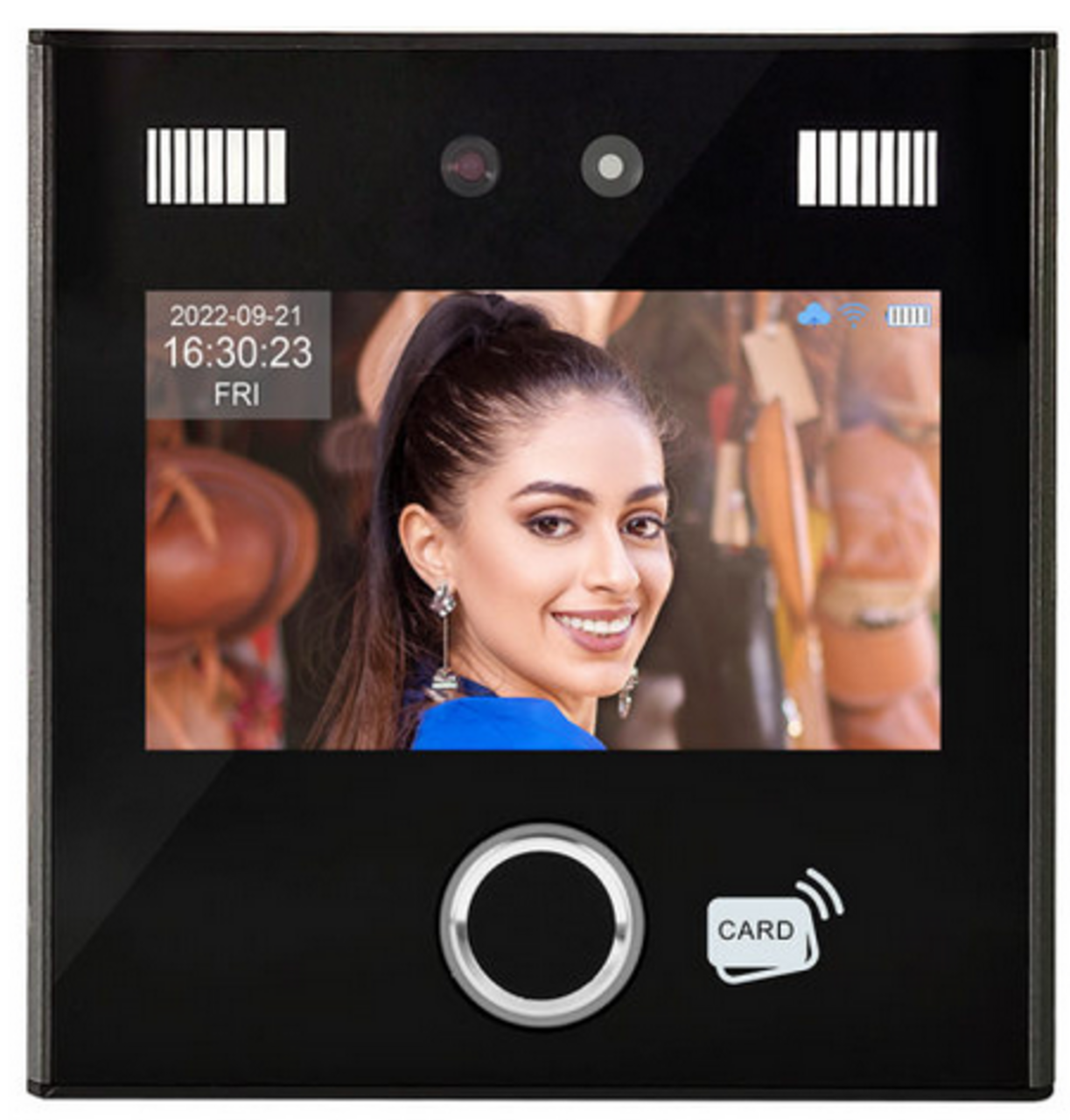 MAXIMA AI FACIAL/FINGER READER TM-AIFACE11F 4.3 SCREEN ATTENDANCE