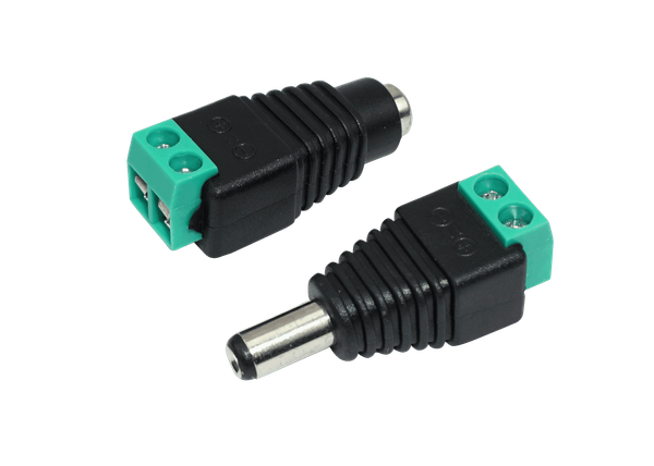PLUG DC JACK - FEMALE-TERMINALS DC-06F